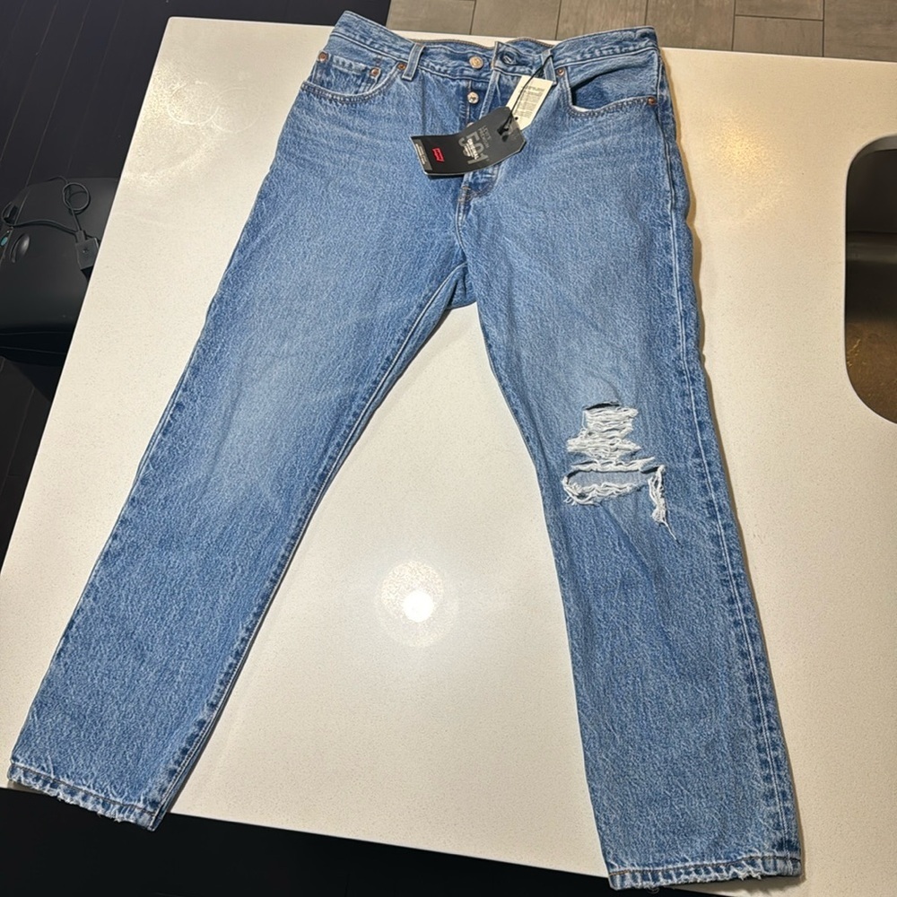 Levi’s 501 original cropped jeans 29x28